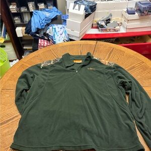Habit Green Camo Fleece Pullover